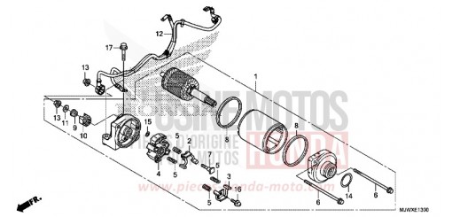 STARTER MOTOR CB500XAJ de 2018